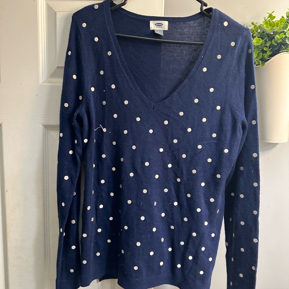 Old Navy Navy Blue Sweater
